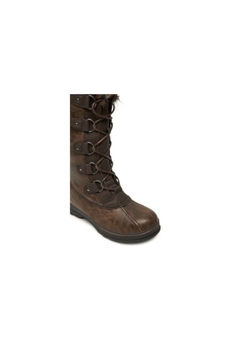 Kimberfeel Ghete dama 304342677 - Piele ecologica - Maro - Maro