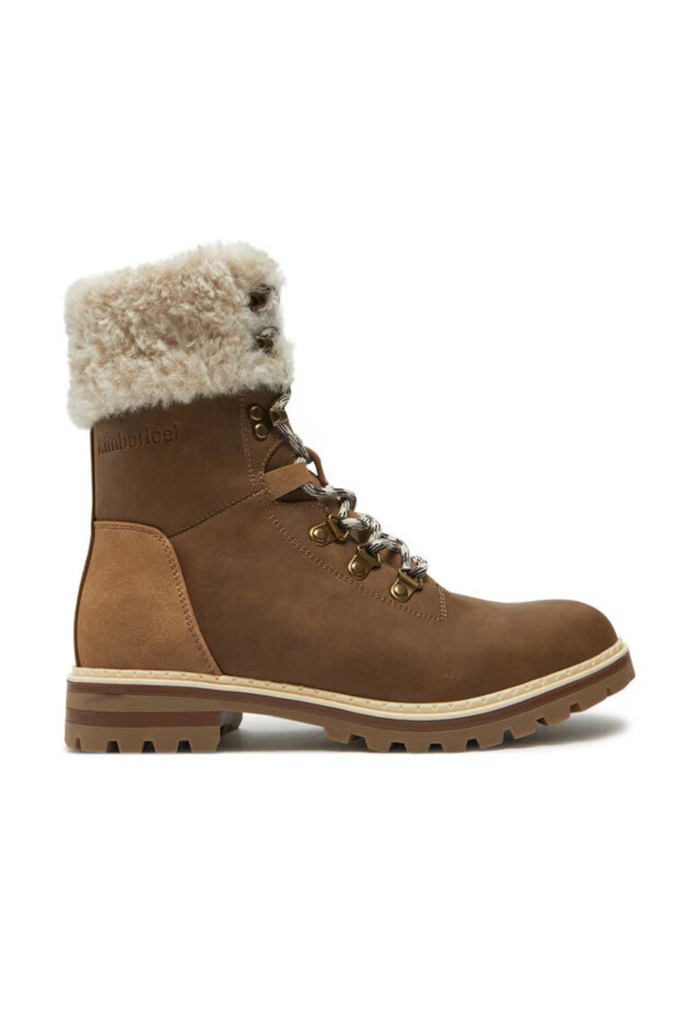Kimberfeel Ghete dama 304342981 - Piele ecologica - Maro - Maro