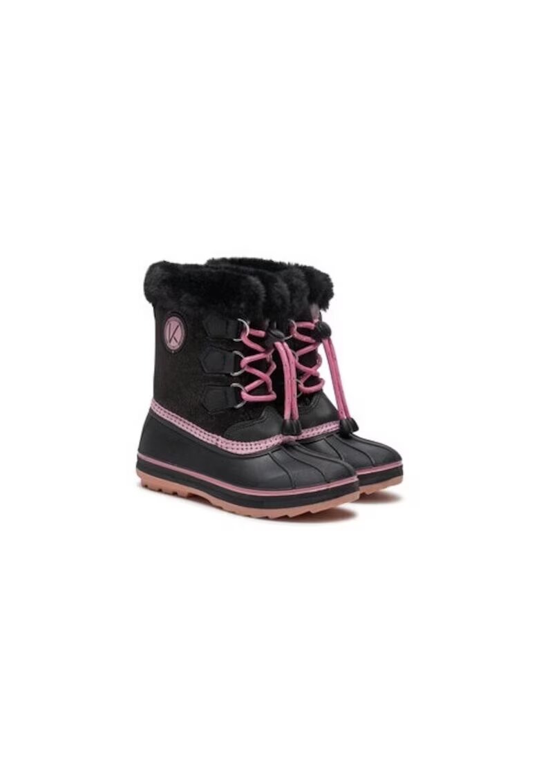 Kimberfeel Ghete fete 304342431 - Piele ecologica - Negru - Negru
