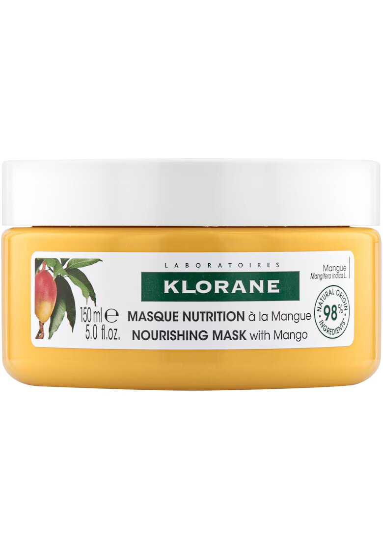 Klorane Masca nutritiva pentru par uscat cu Mango Bio 150 ml