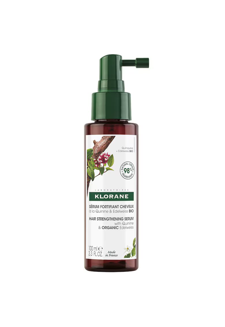 Klorane Serum cu extract de chinina si floare de colt bio - 100 ml