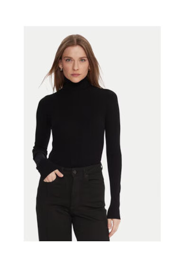 Kontatto Bluza dama - neagra - viscoza/poliamida -