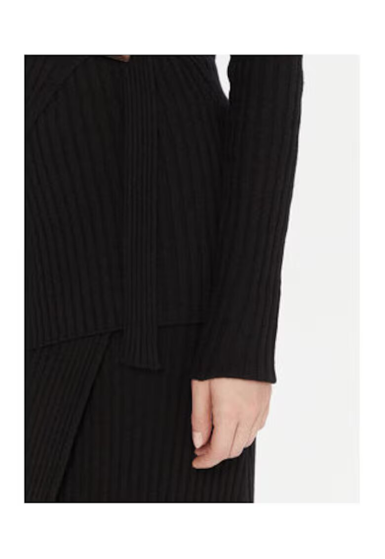 Kontatto Cardigan dama - Negru - 35% poliamida - 30% viscoza - 30% lana - 5% casmir - OS