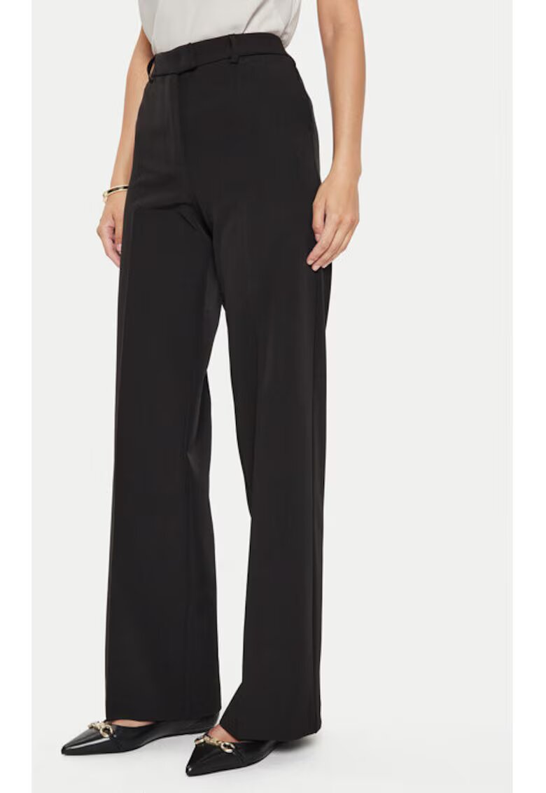 Kontatto Pantaloni dama - 304610882 - Poliester - Negru - Negru