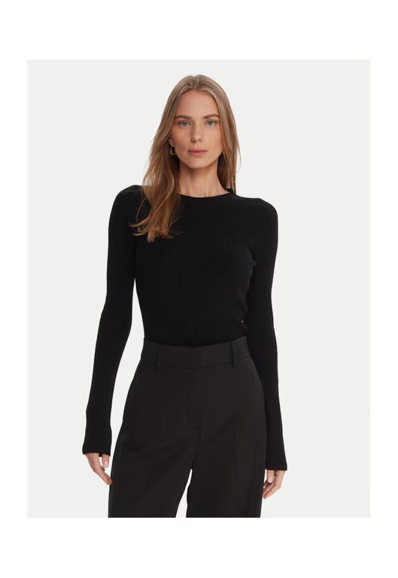 Kontatto Pulover dama - Negru - 63% viscoza - 37% poliamida -
