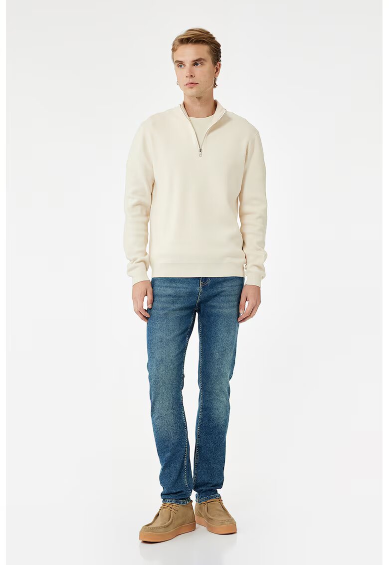 KOTON Blugi slim fit Brad - Albastru inchis