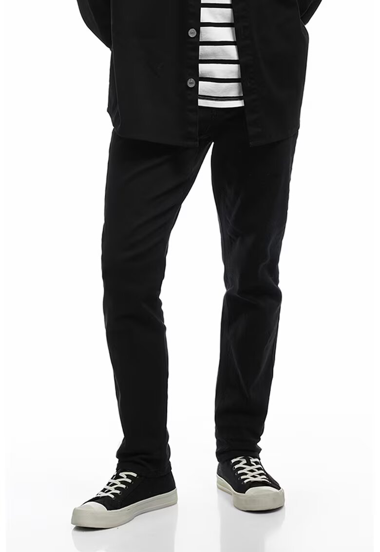 KOTON Blugi slim fit cu talie medie - Negru