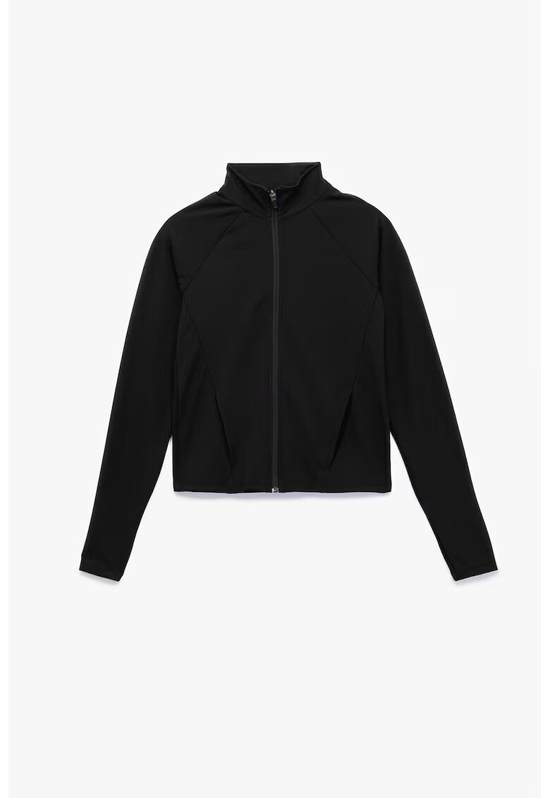 KOTON Bluza de trening cu fermoar - Negru