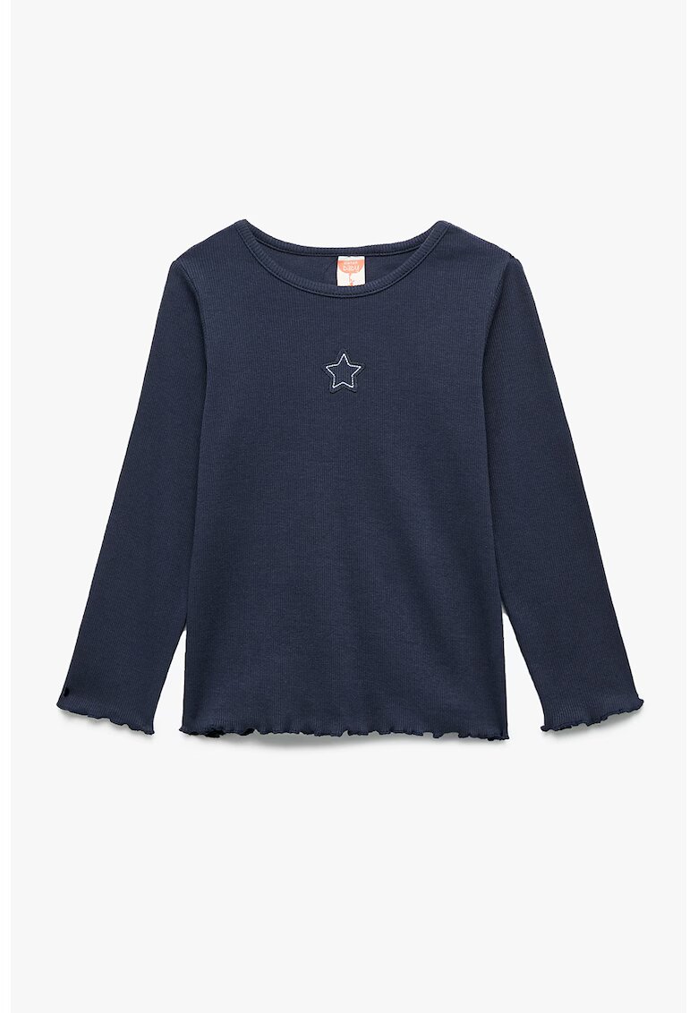KOTON Bluza din amestec de bumbac cu imprimeu cu stea - Bleumarin