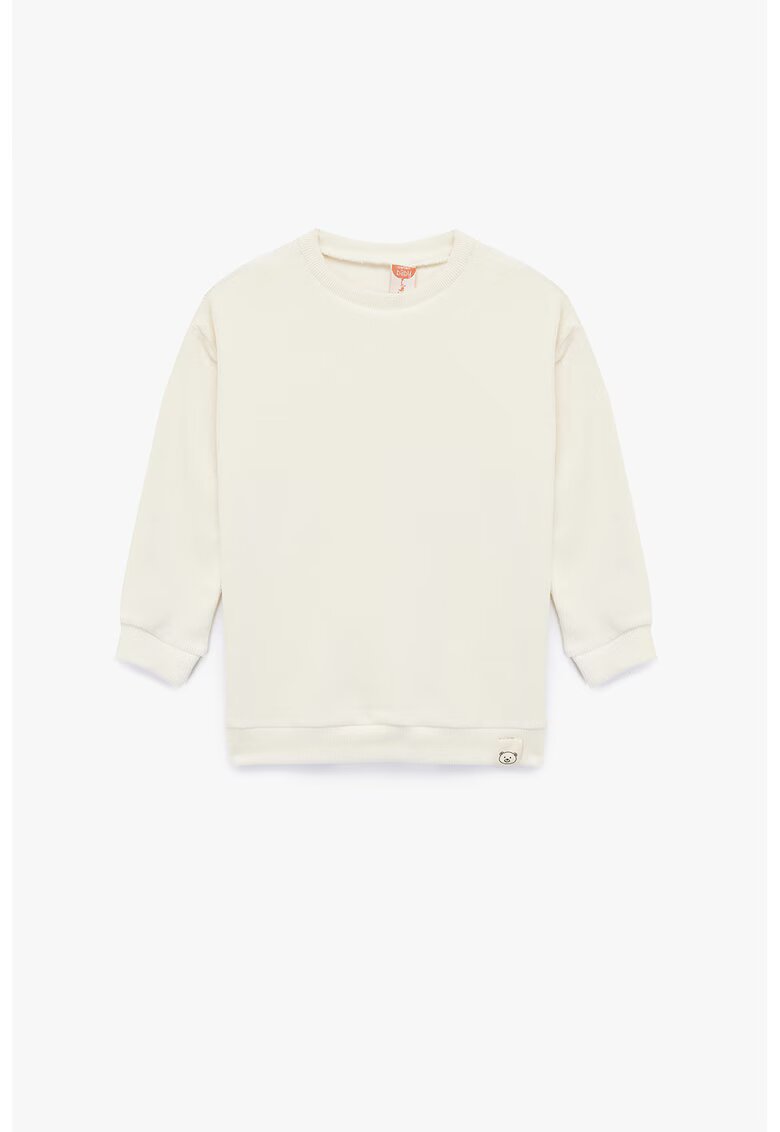 KOTON Bluza uni de trening din plus - Bej deschis