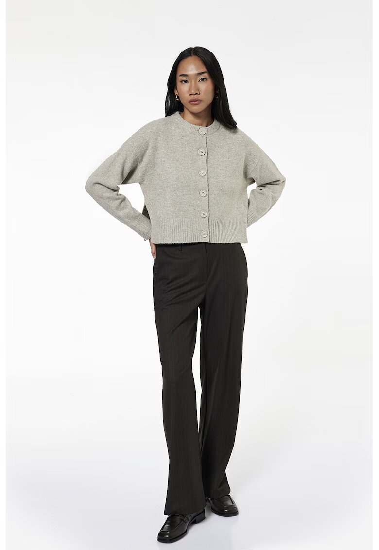 KOTON Cardigan lejer cu nasturi - Maro taupe deschis