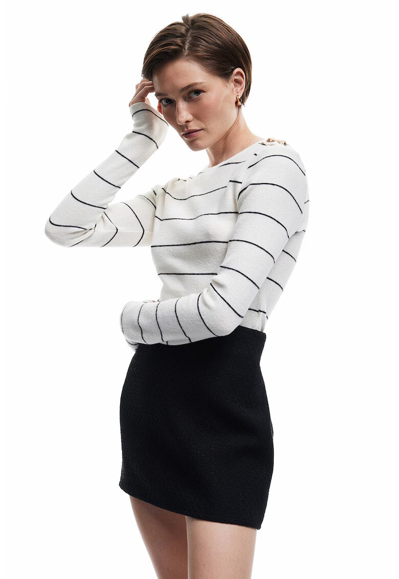 KOTON Fusta mini uni - Negru