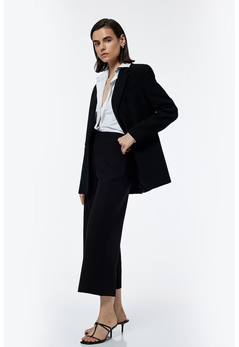 KOTON Pantaloni capri regular fit - Negru