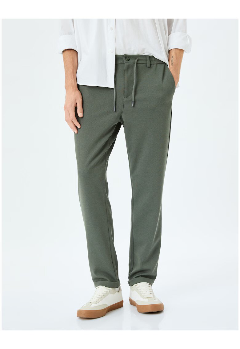 KOTON Pantaloni chino relaxed fit - Kaki