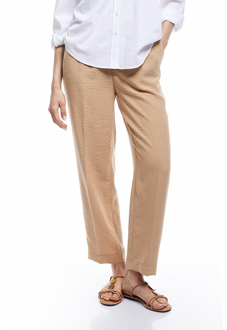 KOTON Pantaloni crop conici - Portocaliu mandarina