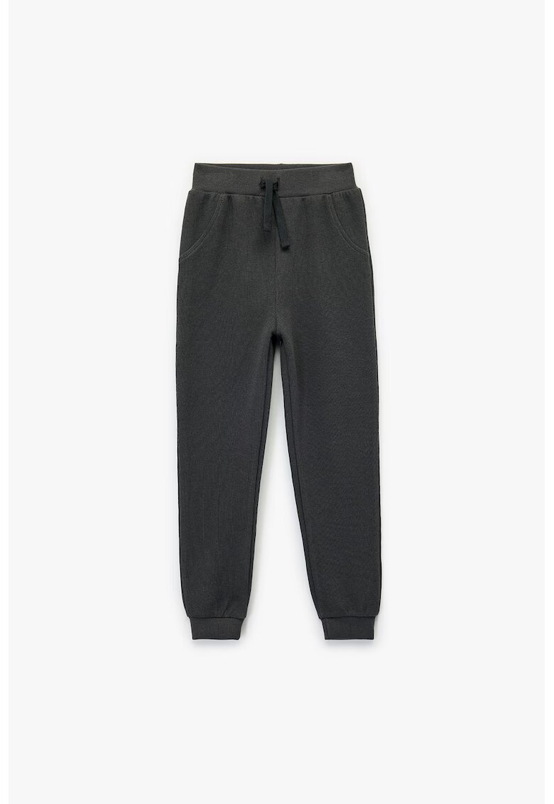 KOTON Pantaloni de trening cu snur - Gri antracit
