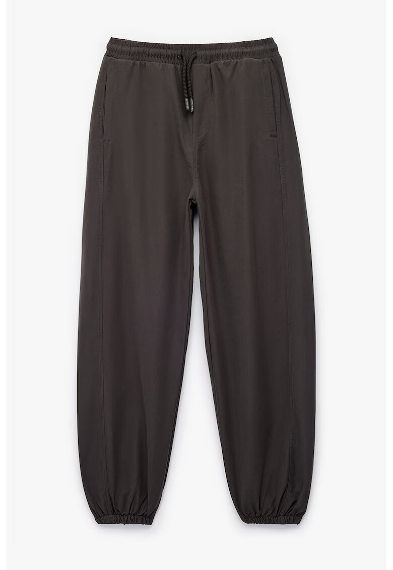 KOTON Pantaloni de trening cu snur - Negru stins