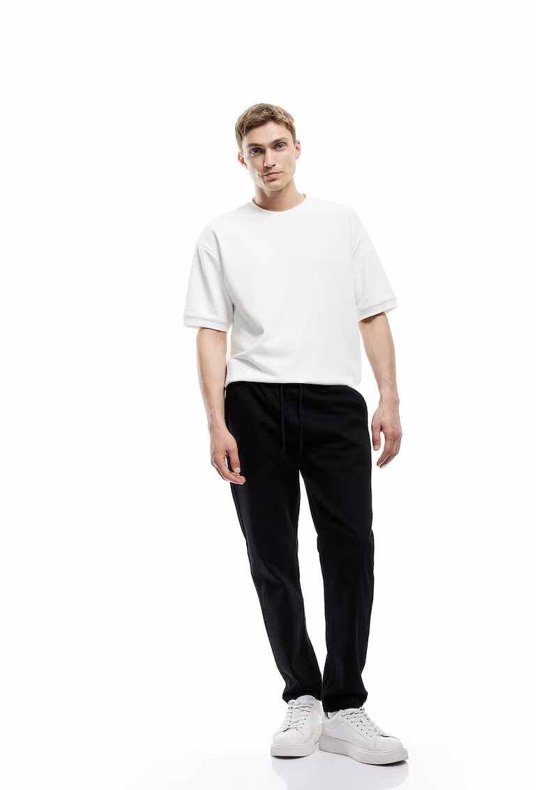KOTON Pantaloni jogger conici - Negru