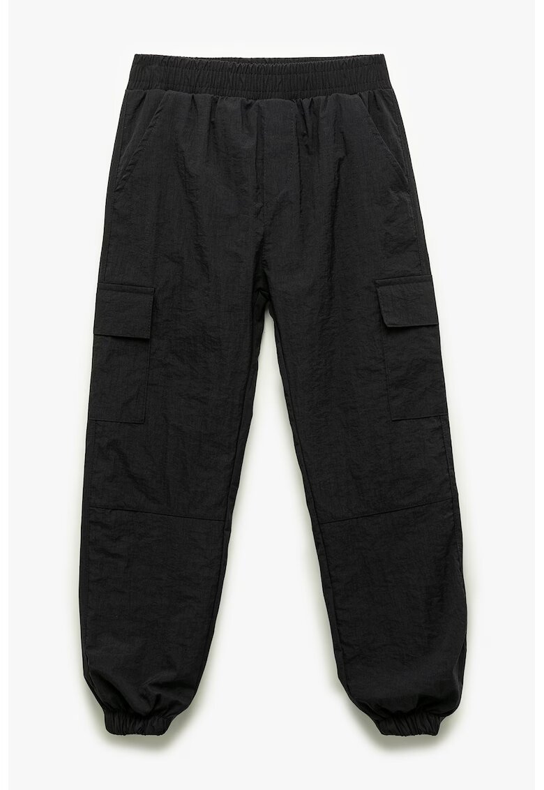 KOTON Pantaloni regular fit - Negru