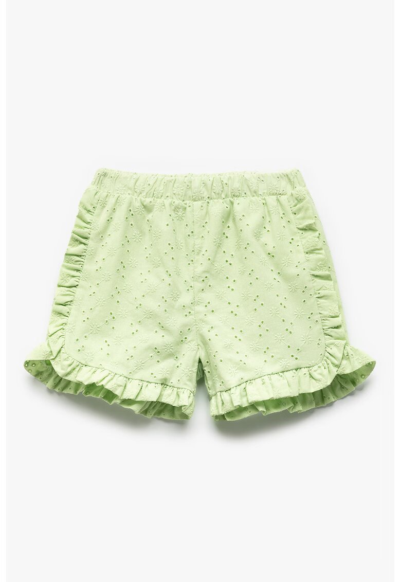 KOTON Pantaloni scurti cu model uni - Verde fistic