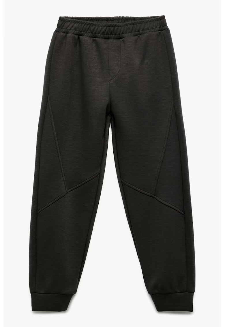 KOTON Pantaloni uni de trening cu banda elastica - Gri antracit