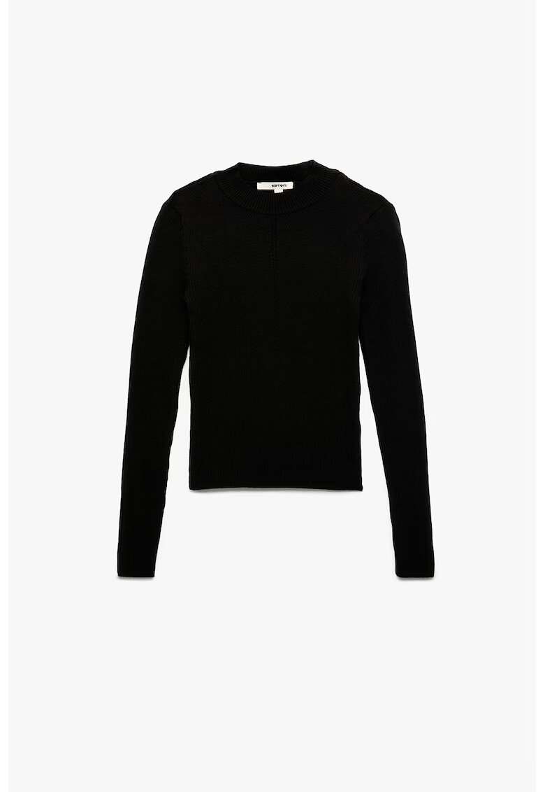 KOTON Pulover uni slim fit - Negru