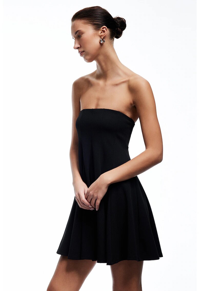 KOTON Rochie mini evazata - Negru