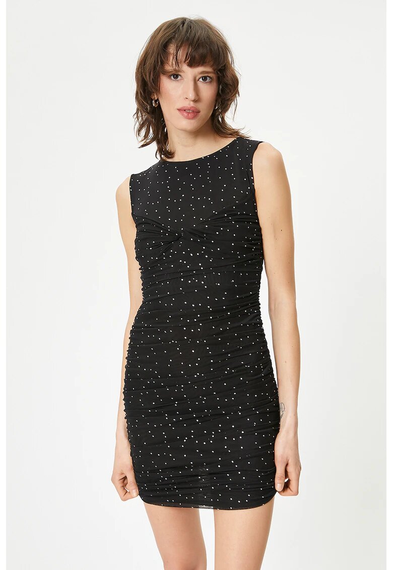KOTON Rochie mini fara maneci - Negru