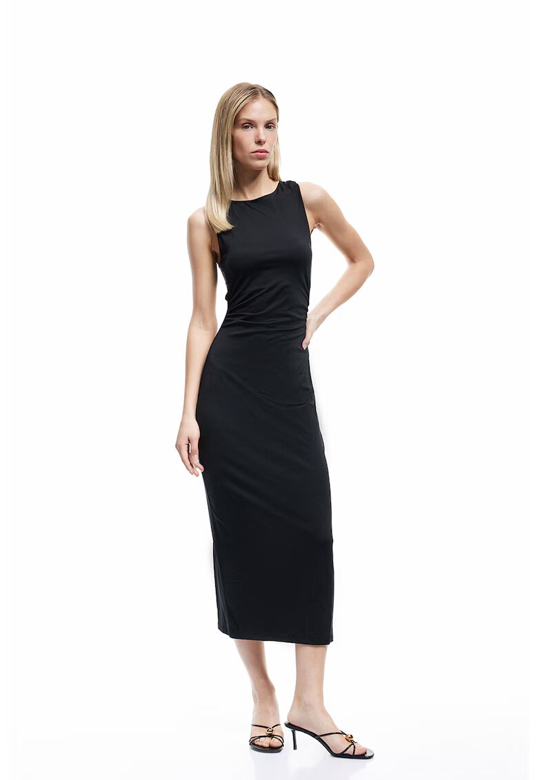 KOTON Rochie uni maxi - Negru