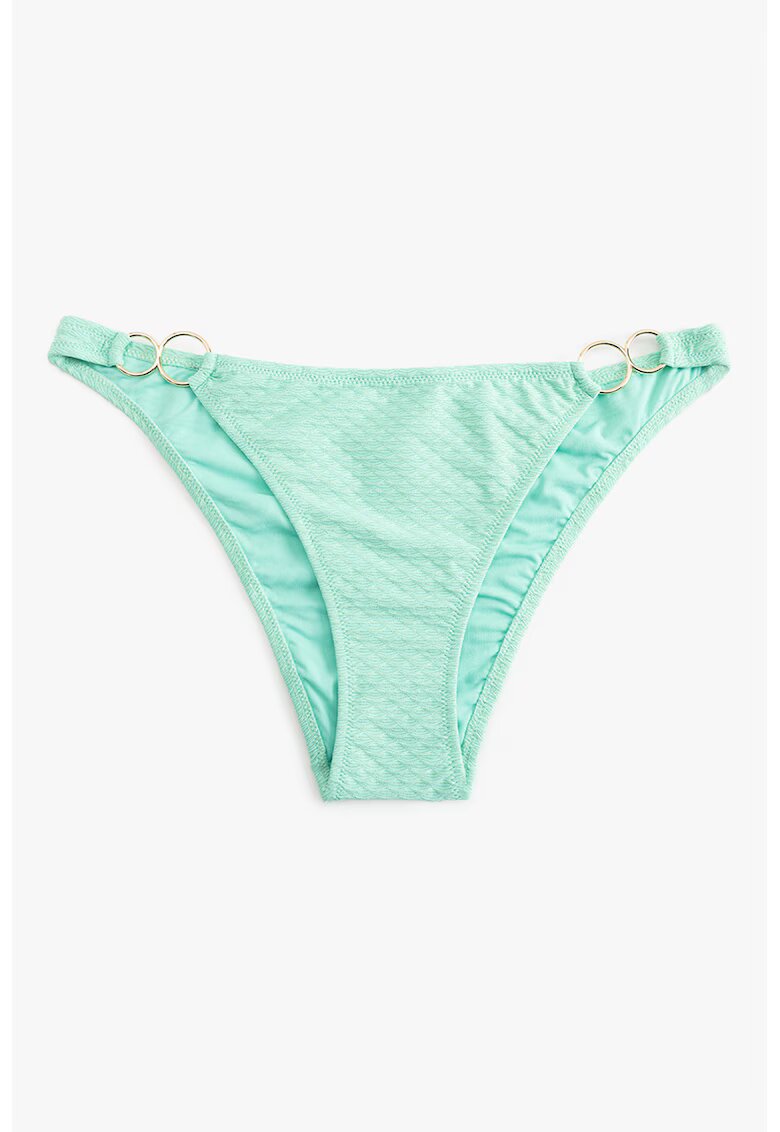 KOTON Slip cu detalii cu aspect stralucitor - Turcoaz