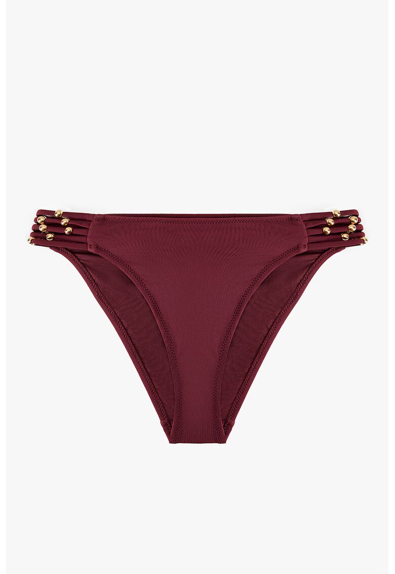 KOTON Slip cu margele - Rosu inchis