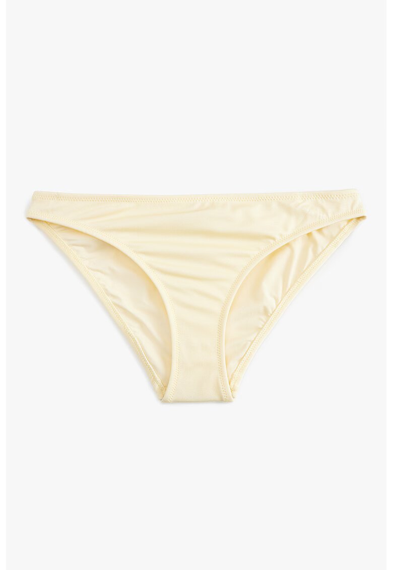 KOTON Slip cu model uni - Galben pal
