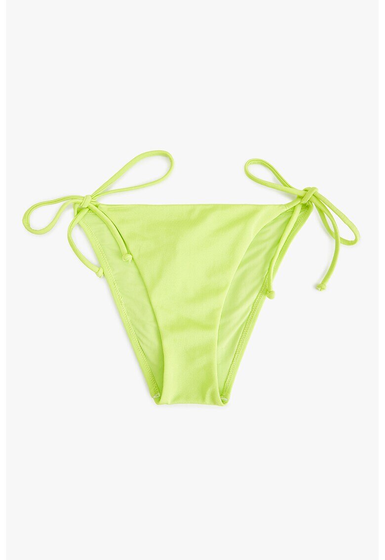 KOTON Slip cu prindere cu snururi - Verde fistic