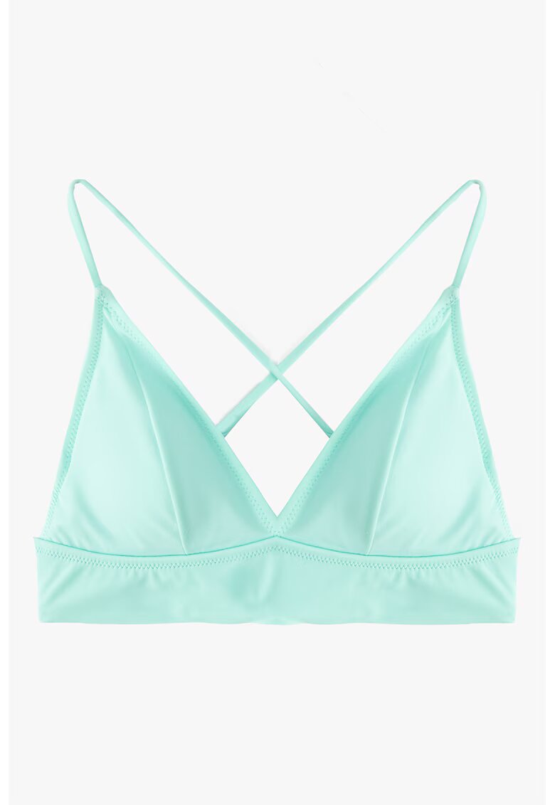 KOTON Sutien de baie cu cupe triunghiulare - Verde menta