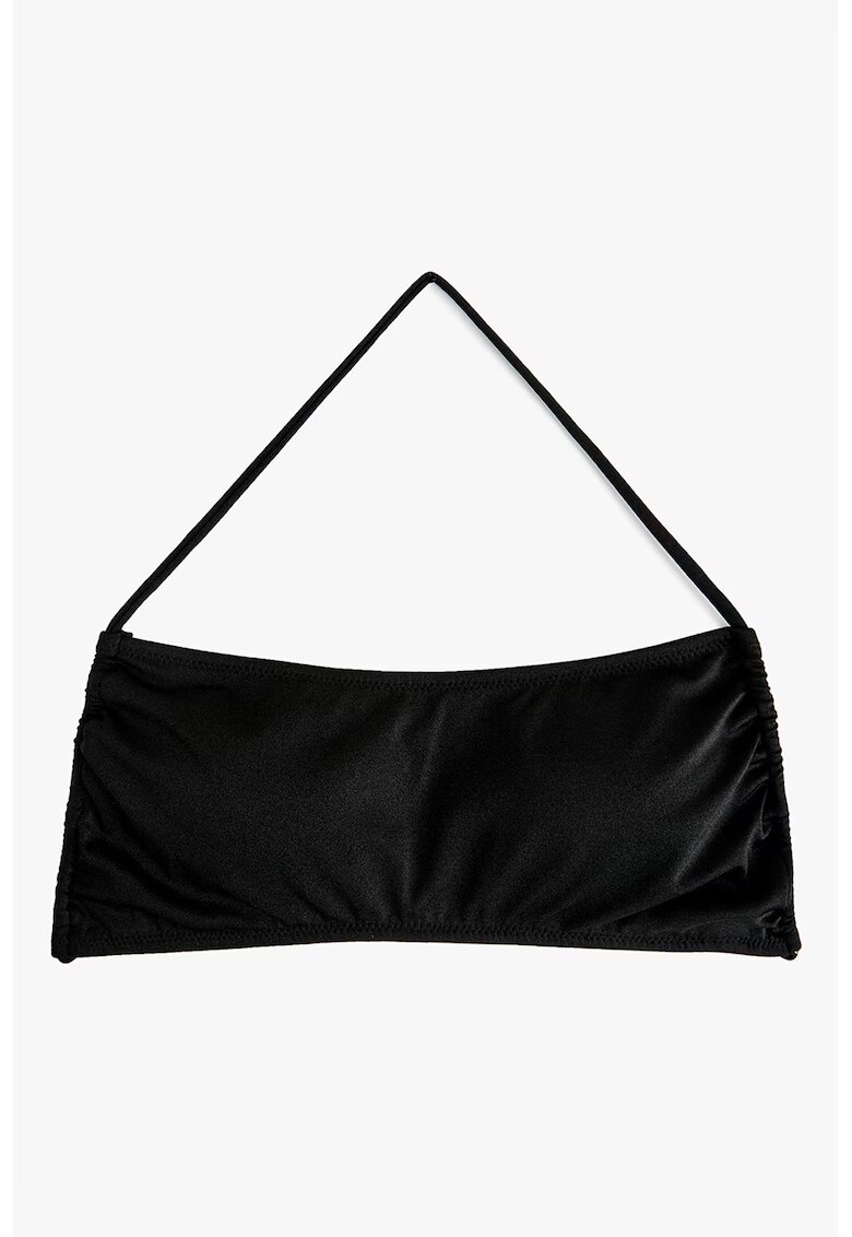 KOTON Sutien de baie cu decolteu halter - Negru