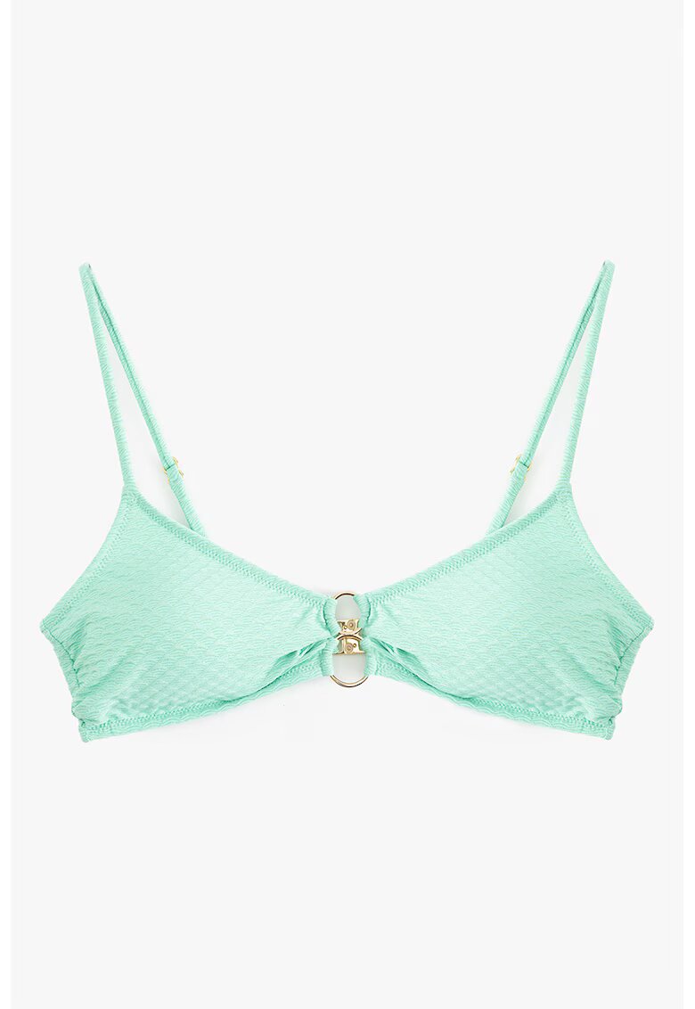 KOTON Sutien de baie stralucitor - Auriu/Verde menta