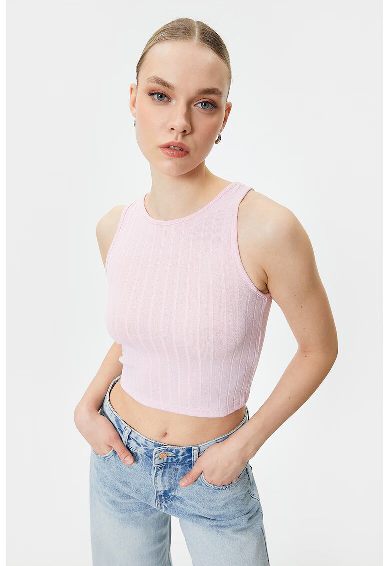 KOTON Top crop striat - Roz pal