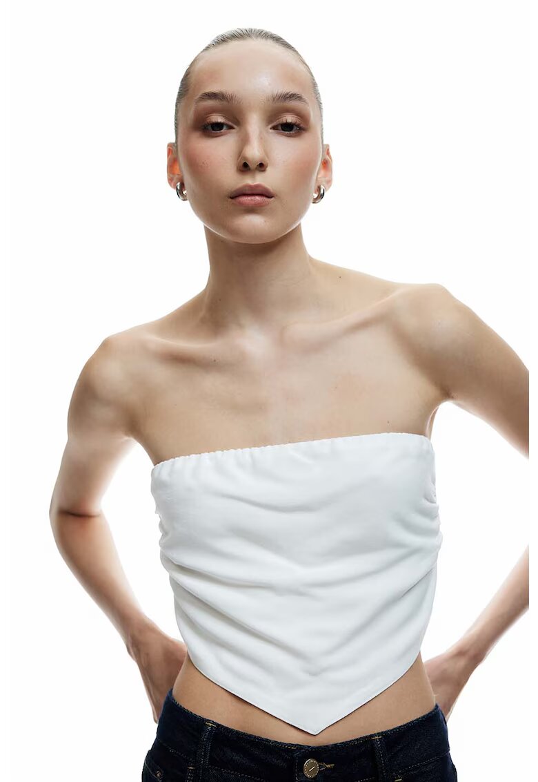KOTON Top crop uni - Alb