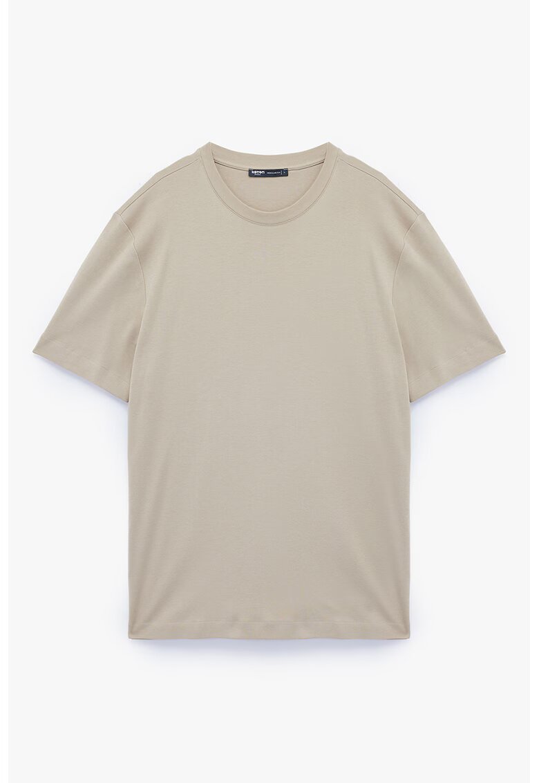KOTON Tricou regular fit de bumbac - Grej