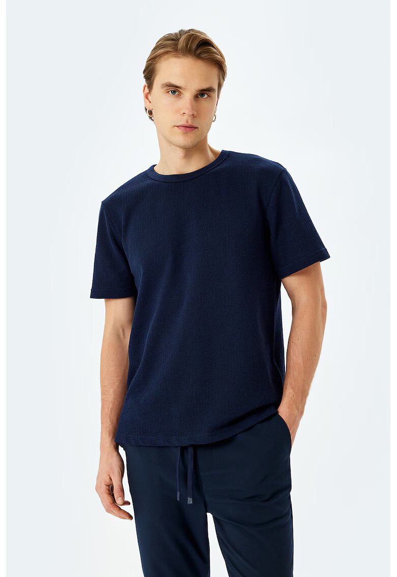 KOTON Tricou uni - Bleumarin