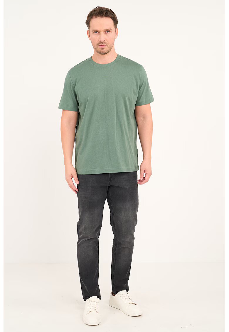 KVL by KENVELO Blugi slim fit cu aspect decolorat - Gri antracit