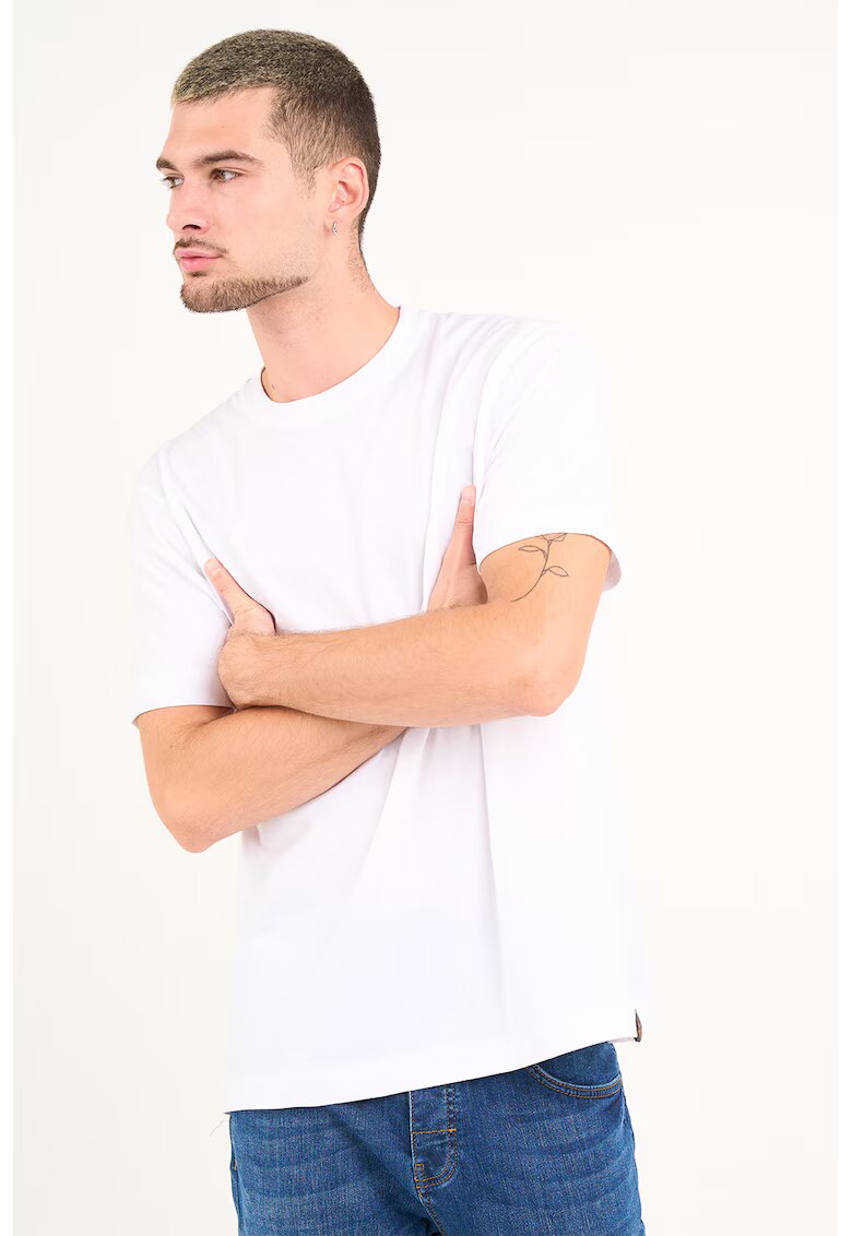 KVL by KENVELO Tricou regular-fit din bumbac - Alb optic
