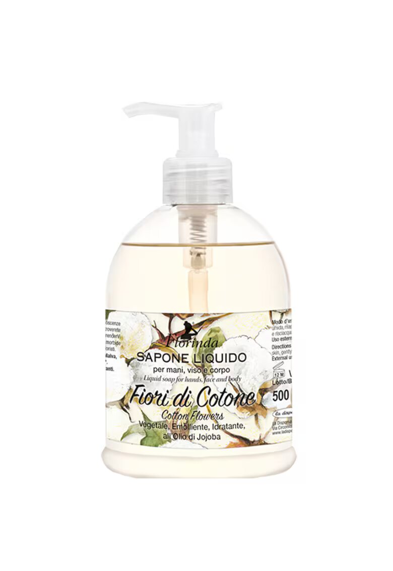 La Dispensa Sapun lichid hidratant cu de si de ml213 - Flori de bumbac/Ulei de Jojoba - 500 ml