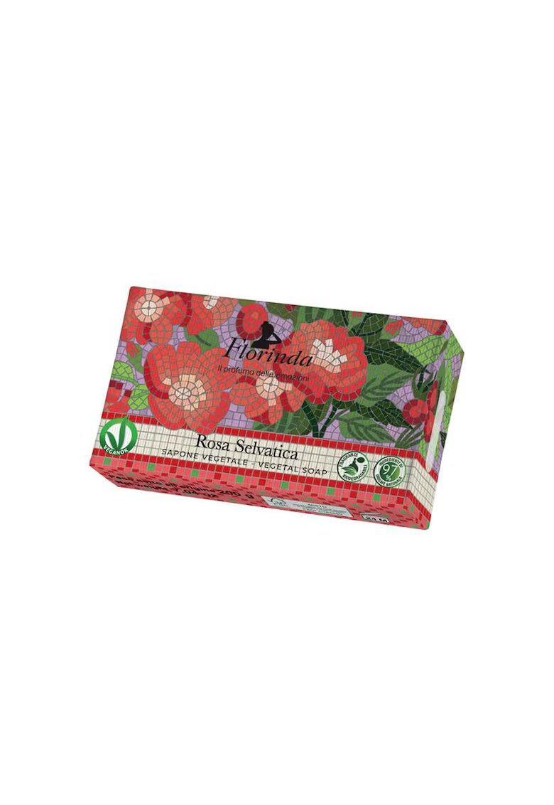 La Dispensa Sapun vegetal Florinda cu parfum de Trandafir Salbatic - 100 g