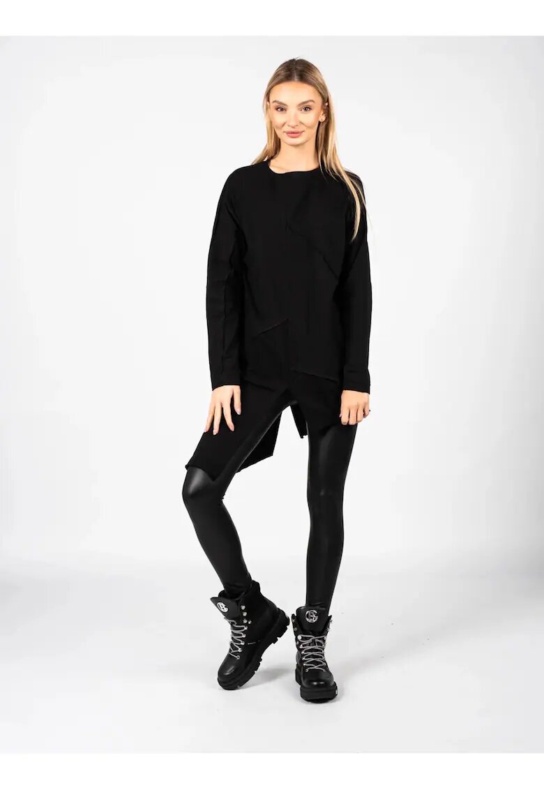LA HAINE INSIDE US Bluza asimetrica - Negru - Negru