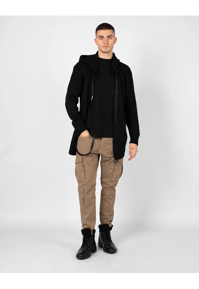 LA HAINE INSIDE US Hanoroc regular fit cu fermoar -