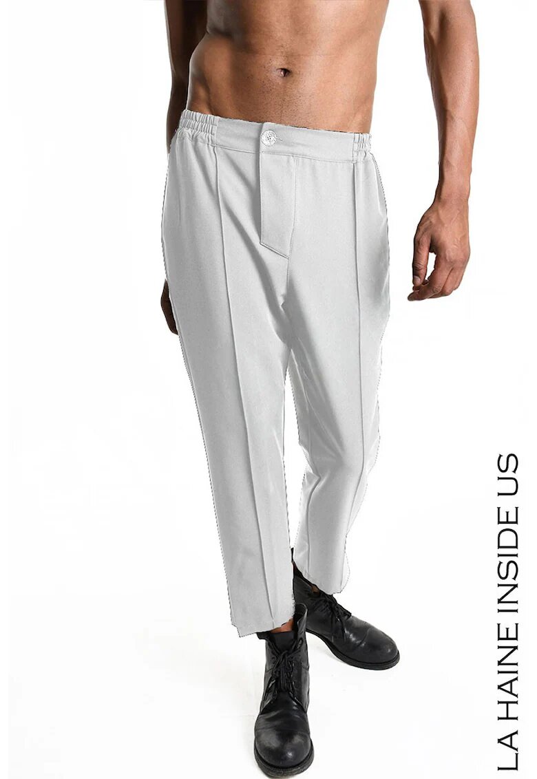 LA HAINE INSIDE US Pantaloni regular fit cu elastic în talie LH2