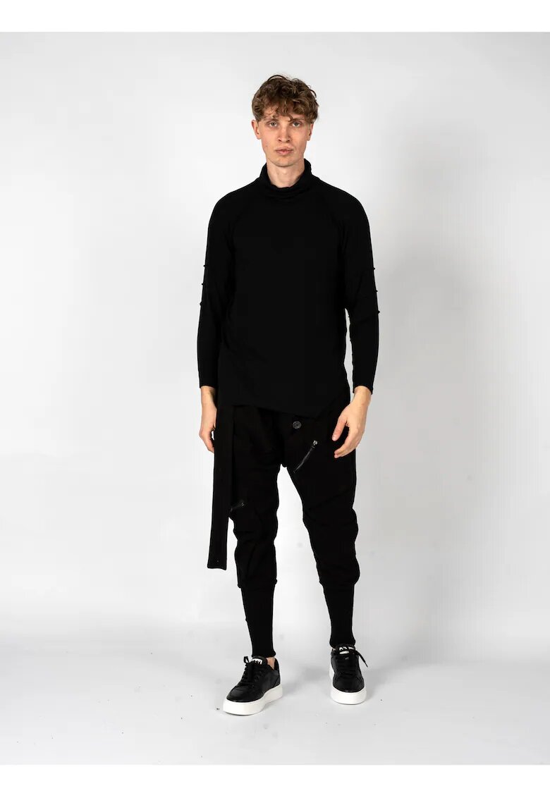 LA HAINE INSIDE US Pulover cu guler inalt regular fit -