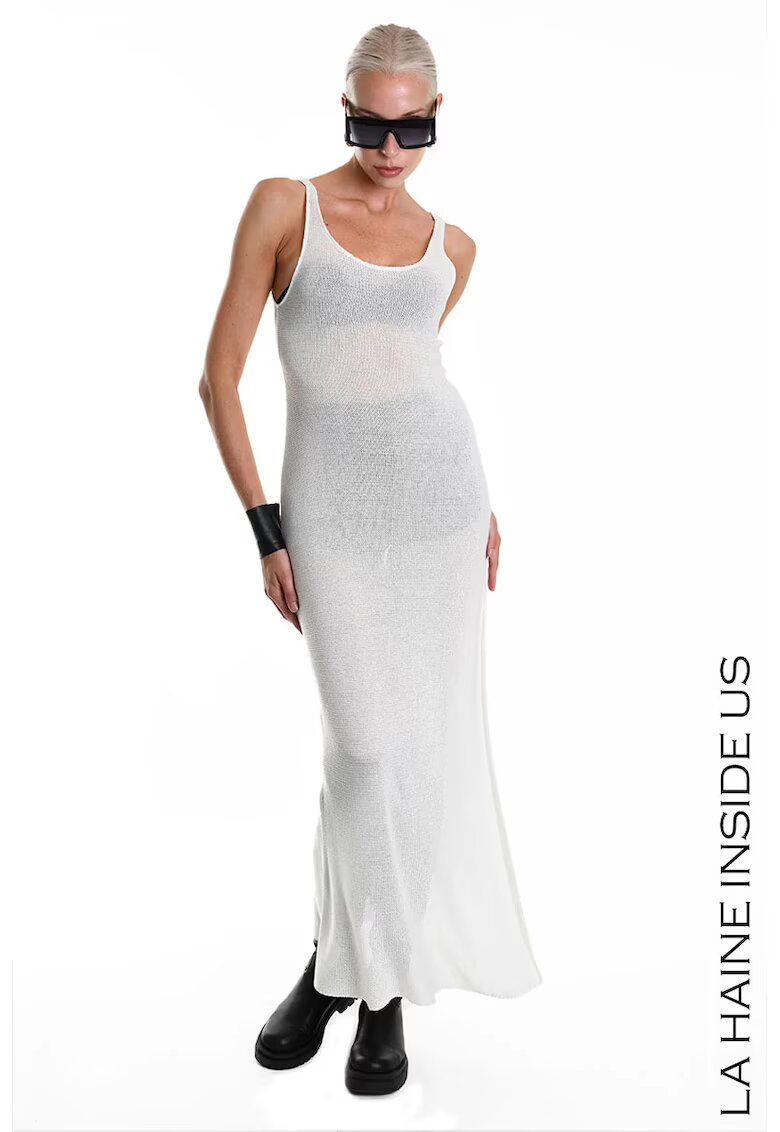 LA HAINE INSIDE US Rochie lungă - transparentă - Crem