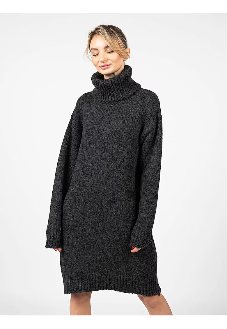 LA HAINE INSIDE US Rochie pulover cu guler inalt -